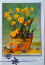 Frohe Ostern - Faltkarte mit Umschlag (o4)