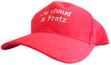 Casquette J'ai chaud la Fratz Rouge