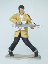 RÉPLICA DE ELVIS CON GUITARRA Y POSE CLÁSICA | Figuras de Elvis Presley