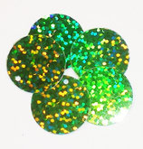 Teller-Pailletten 20mm Holo-Grün
