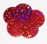 Teller-Pailletten 20mm Holo-Silber