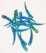 Sichel-Pailletten 30mm Holo-Azur