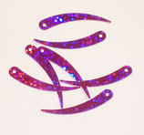 Sichel-Pailletten 30mm Holo-Fuchsia