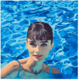 WOMEN IN WATER - AUDREY HEPBURN