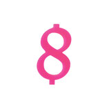 Candela piccola Numero 8