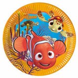 Piatti grandi Alla ricerca di Nemo 23cm- 8 pezzi