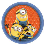 Piatti grandi Minions 23cm- 8 pezzi