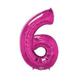 Palloncino Numero 6 grande - 100 cm