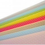 Rotolo tovaglia di carta a pois 5x1,20 mt
