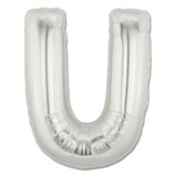 palloncino Lettera U grande - 100 cm