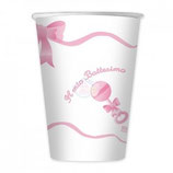 Bicchieri Battesimo bambina - 10 pezzi