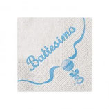 Tovaglioli Battesimo bambino - 20 pezzi