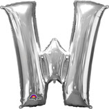 palloncino Lettera W grande - 100 cm
