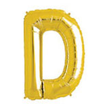 Palloncino Lettera D grande - 100 cm