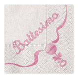 Tovaglioli Battesimo Bambina - 20 pezzi