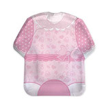 Piatti Battesimo Baby Girl a forma di maglietta - 22 cm