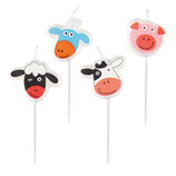 Candele Animali Fattoria
