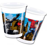 Bicchieri Batman vs Superman - 8 pezzi