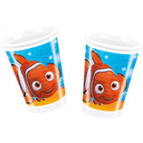 Bicchieri Alla ricerca di Nemo - 8 pezzi