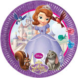 Piattini Principessa Sofia 18cm - 8 pezzi