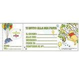 Inviti per festa Winnie the Pooh - 20 pezzi