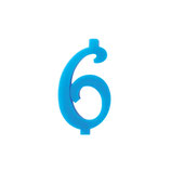 Candela piccola Numero 6