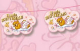 Festone Il mio Battesimo rosa - 3,5 mt