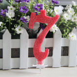 Candela Numero Glitter 7
