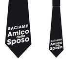 Cravatta Baciami Amico dello Sposo