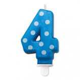 Candela a pois numero 4