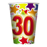 Bicchieri 30 anni - 10 pezzi