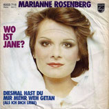 Marianne Rosenberg - Wo ist Jane? / Diesmal hast du mir mehr weh getan