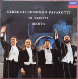 Carreras, Domingo, Pavarotti - In Concert (With Zubin Mehta) (LP)