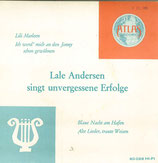 Lale Andersen singt unvergessene Erfolge - Lili Marleen / Ich wird' mich an den Jonny schon gewöhnen / Blaue Nacht am Hafen / Alte Lieder, traute Weisen