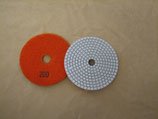 1 Stück Trockenschleifpad Quadrate 125 mm Ø Korn 200