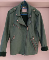 OR/Jacke Damen Wildlederimitat grün Gr. 42 (21)