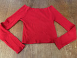 rotes Langarm-Shirt Brandy Melville Gr. S (F) (17)