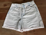 Jeans-Shorts, hohe Taille, Rosa Gr. 158 (23)