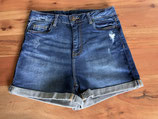 Jeans-Shorts, hohe Taille, Gr. 158 (22)