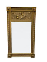 19th Century French gilt wood mirror