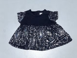BB: Kleid schwarz mit Glitzer Spinnennetz