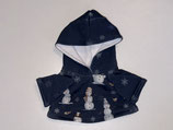 M: Kapuzenpullover Blau mit Schneemann