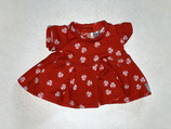 XS: Kleid Rot mit weißem Klee