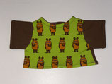 BB: T-Shirt Grün-Braun "Die Maus"