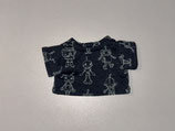 S: T-Shirt Blau mit Robotern