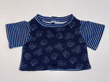 L: T-Shirt Blau Drei ? Gesichter