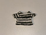 XXS: T-Shirt Grün braune Streifen