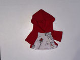 S: Kapuzenpullover Janosch Rot Weiß