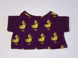 M: T-Shirt Lila Ente von der Maus