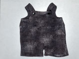 L: Latzhose schwarz mit Bürzelloch